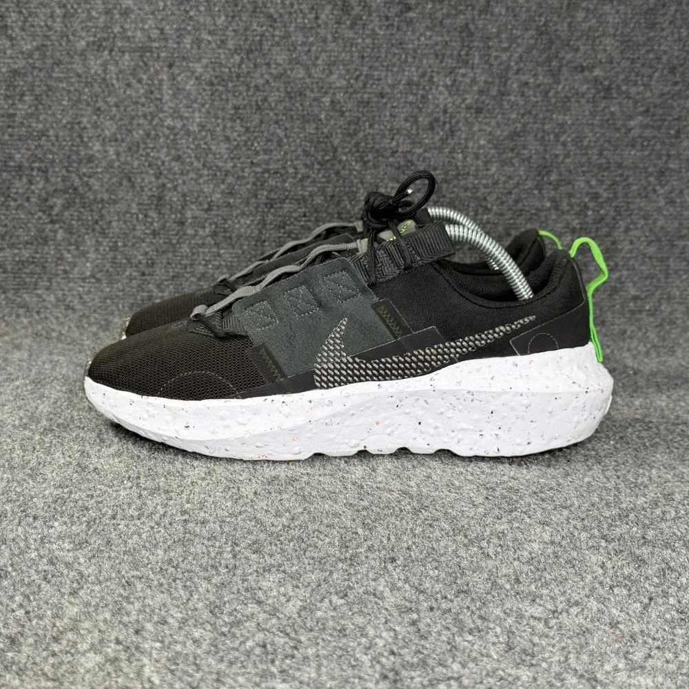 Nike Crater Impact Running Shoe Men 9 Black White Athletic Run Training Sneakers